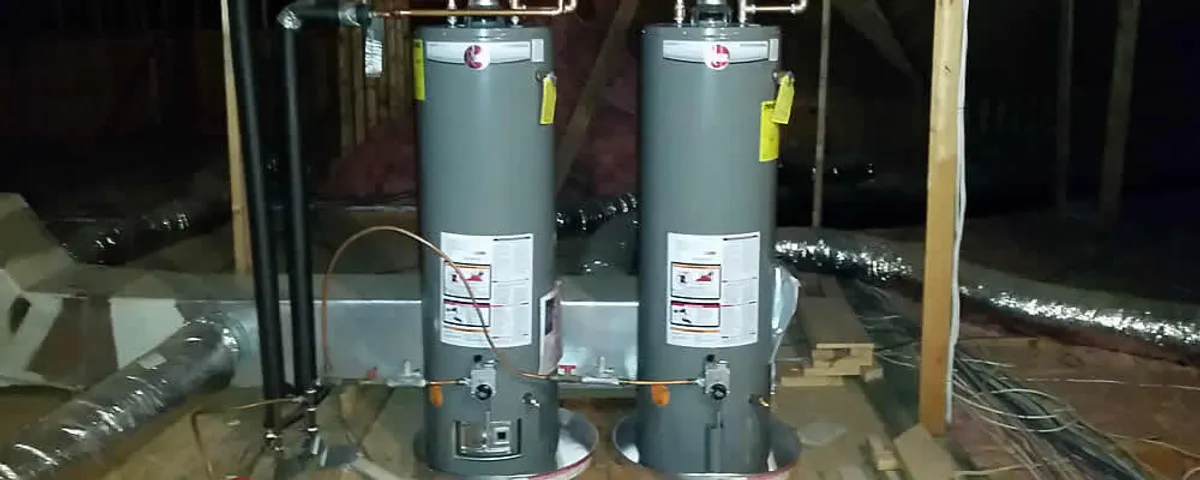 Tankless water heater installation for home hot water in Mansfield, MA